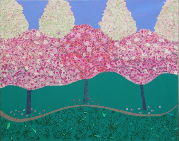 Cherry and Pear Trees by Mary Ellen Mogee