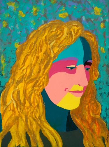 Malou Contemplating by Mary Ellen Mogee